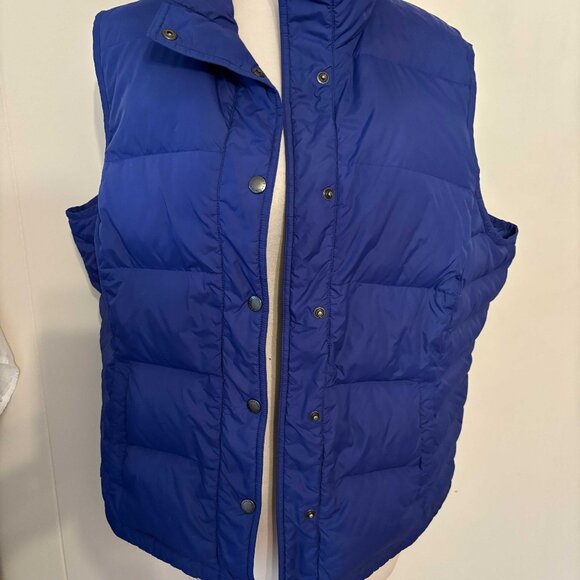 Land's End Blue Puffer Vest - Size XL - Picture 4 of 8